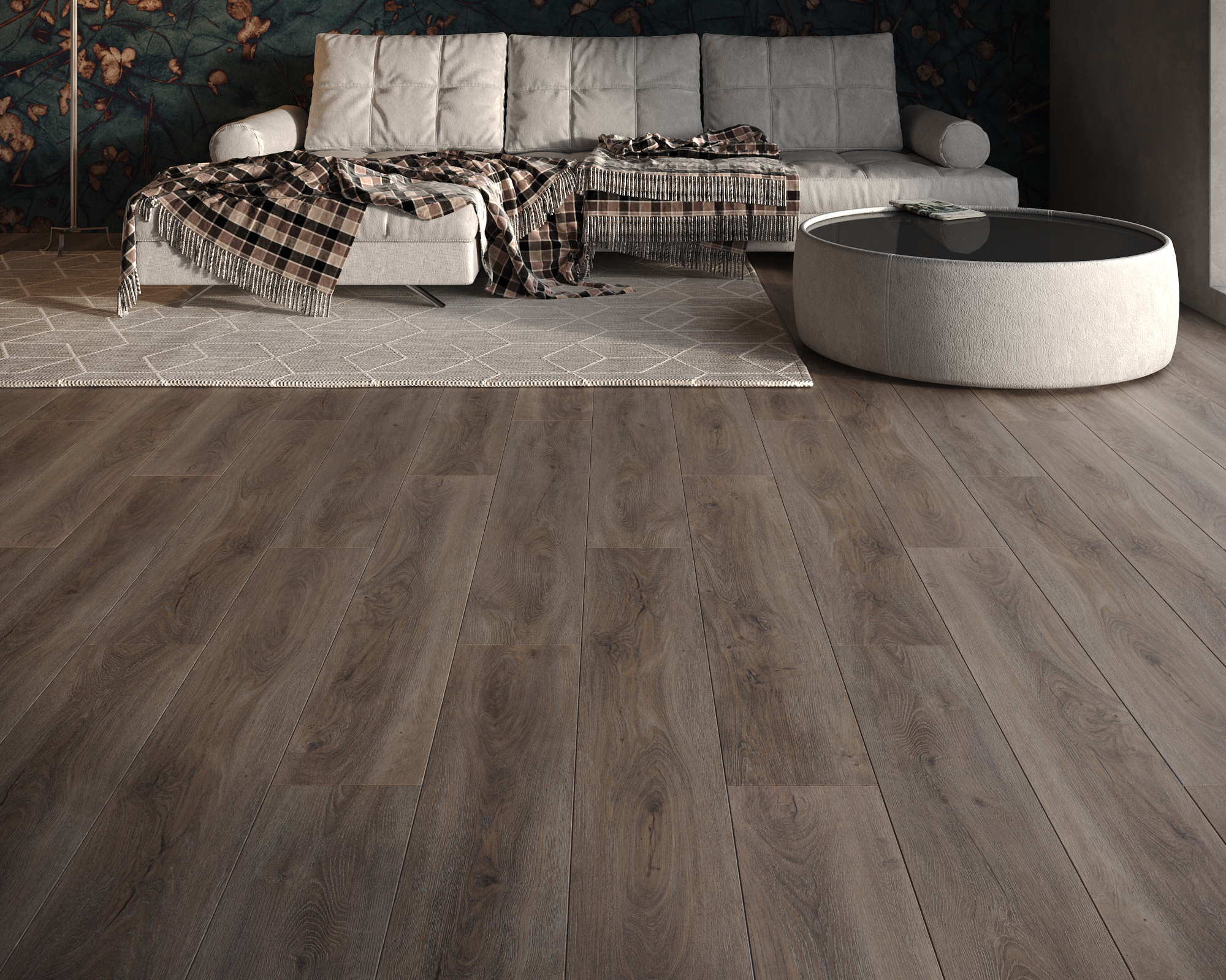 Кварцвиниловый SPC ламинат Art East Art Stone Ясень Аскольд 116-ASP 1220×183×6 фото в интерьере